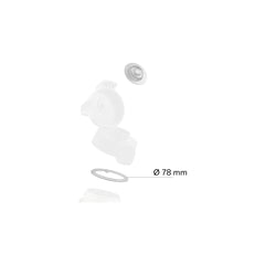 SIGG WMB ONE Top 2 Gasket Set, osiin purettuna