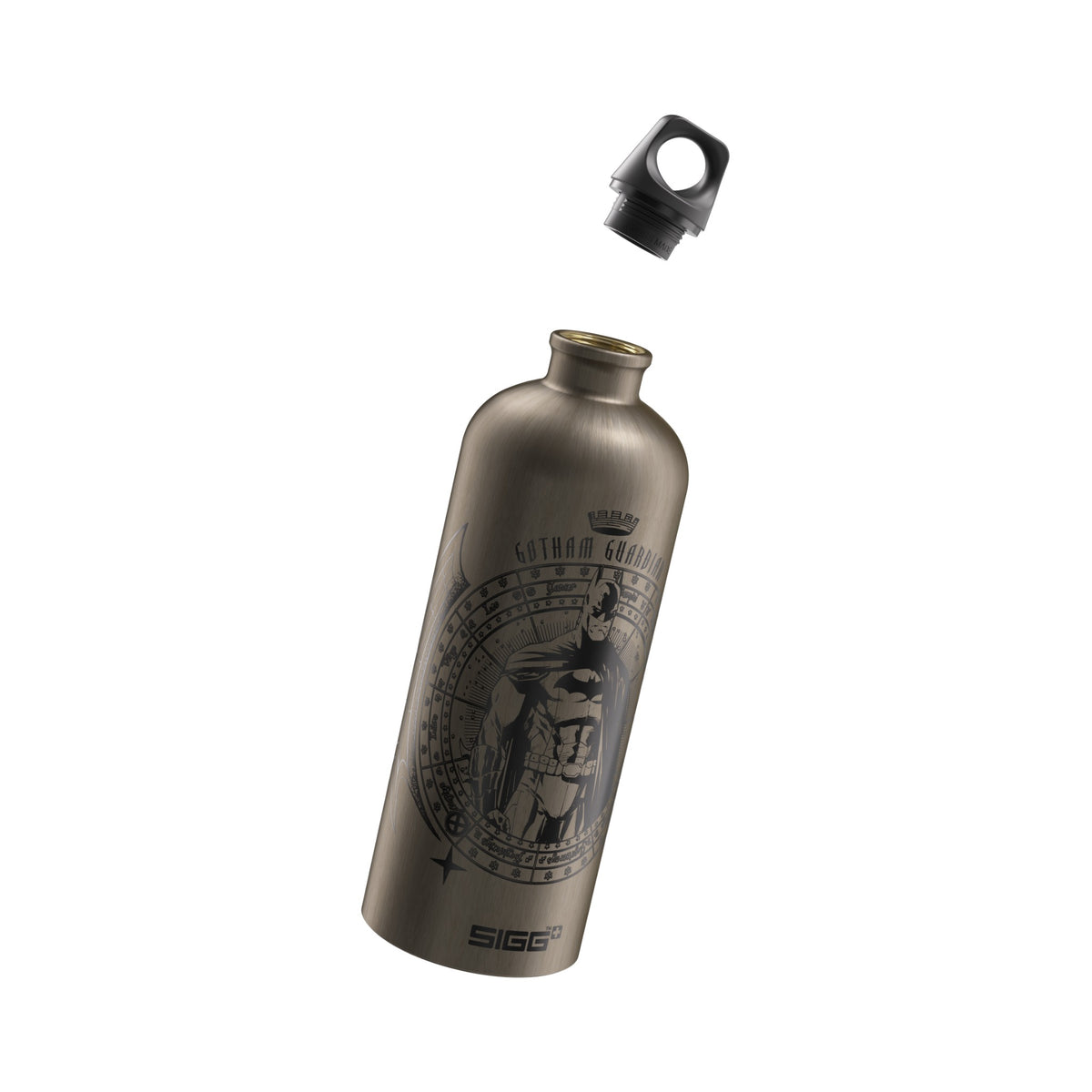 SIGG Batman Guardian 1,0 l, osiin purettuna