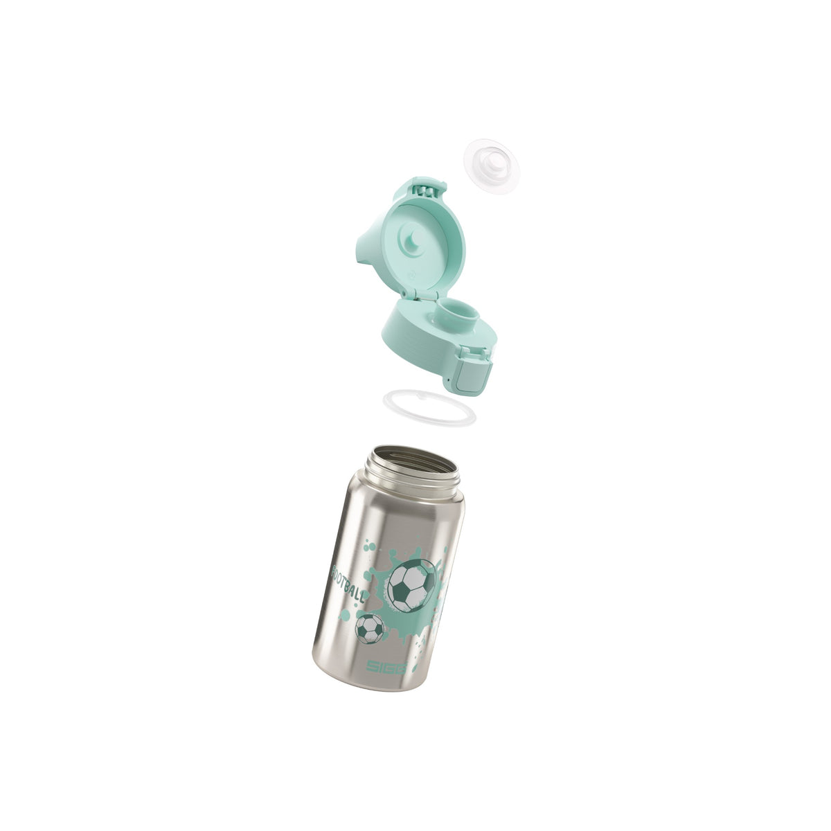 SIGG Shield One Love Football 0,5 l, osiin purettuna