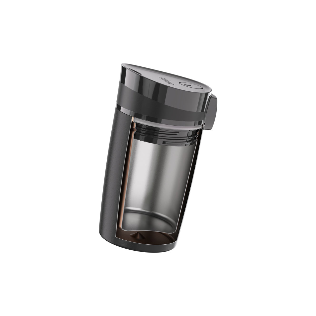 SIGG MIRACLE TERMOSMUKI BLACK TOUCH 0,27 l, juomapilli paikallaan