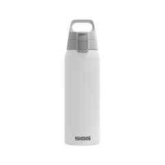 SIGG Shield Therm One termospullo White 0,75 l, edestä, pullo täytettynä