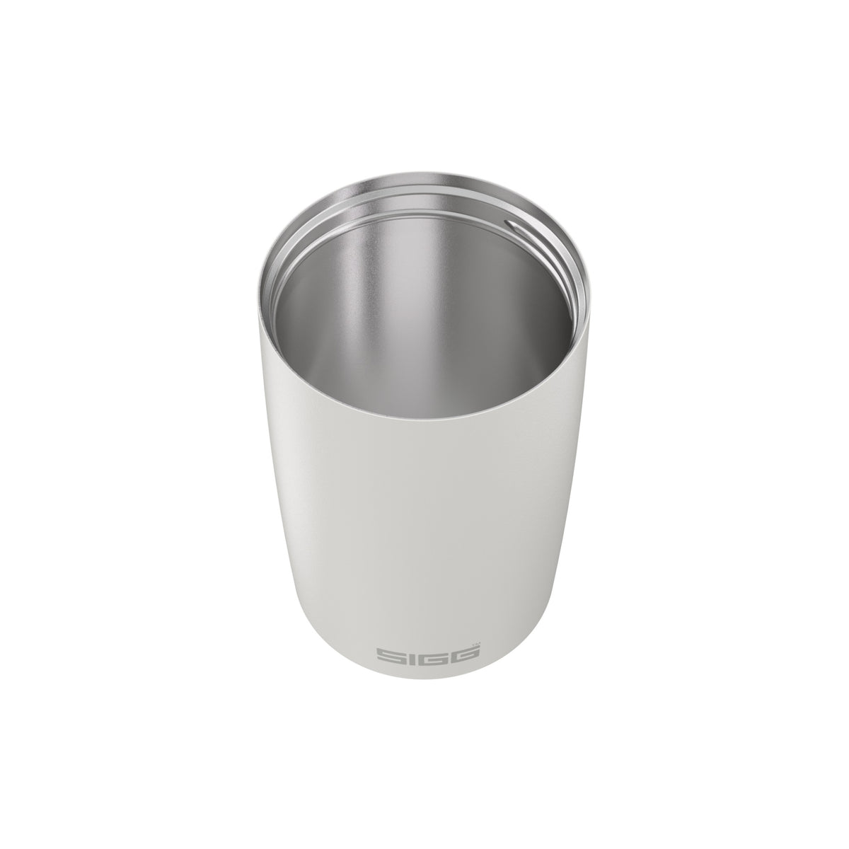 SIGG MIRACLE TERMOSMUKI WHITE TOUCH 0,27 l, korkki avattuna