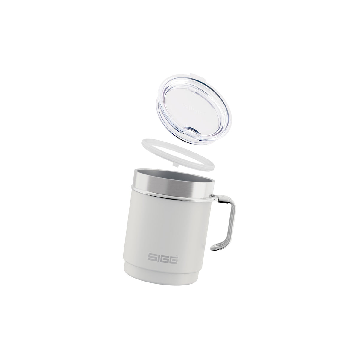 SIGG TRAVEL MUG termosmuki 0,3 l hiekka, osiin purettuna