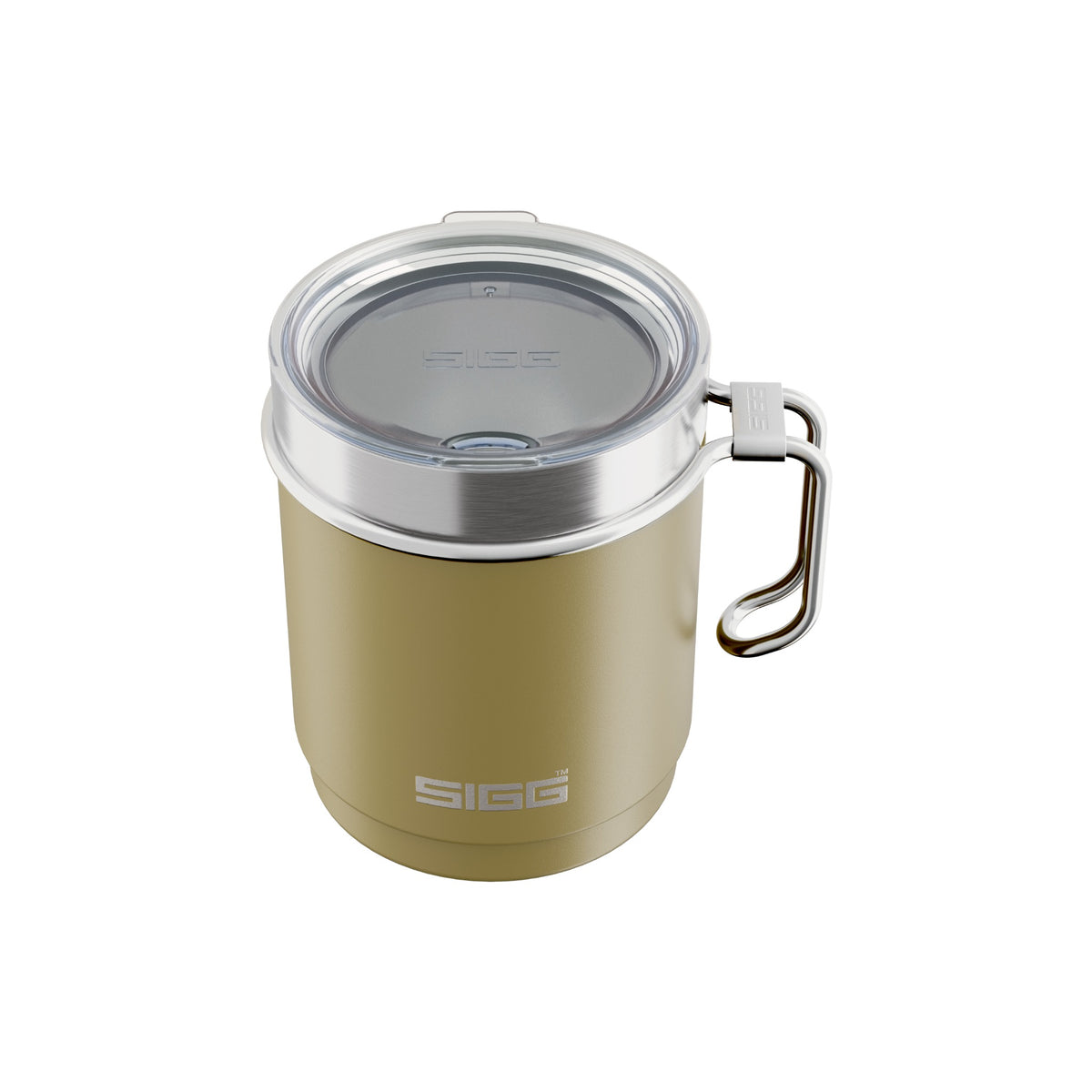 SIGG TRAVEL MUG 0,3 l Termosmuki valkoinen, korkin lähikuva