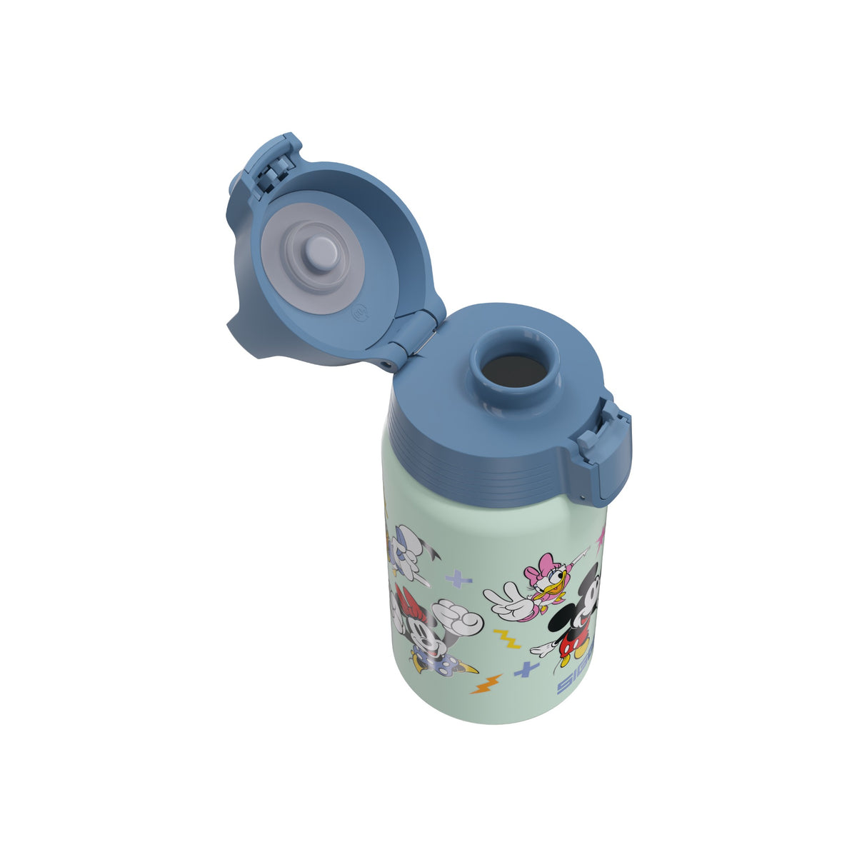 SIGG Shield One Mickey & Friends lastenpullo 0,5 l, korkki avattuna