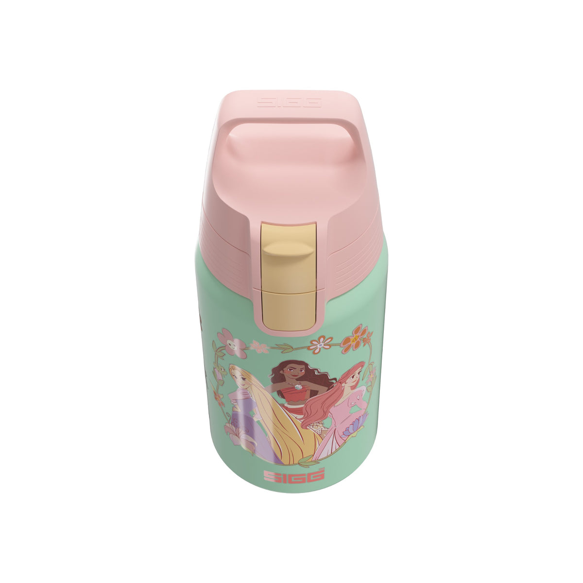 SIGG Shield One Princesses lastenpullo 0,5 l, korkin lähikuva