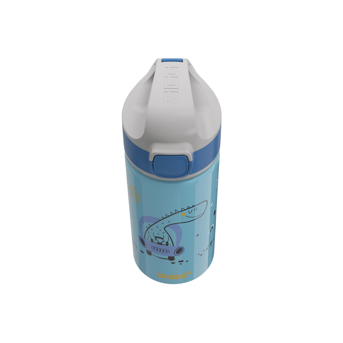SIGG Miracle Wmb lastenpullo Dino Drive 0,4 l, korkin lähikuva