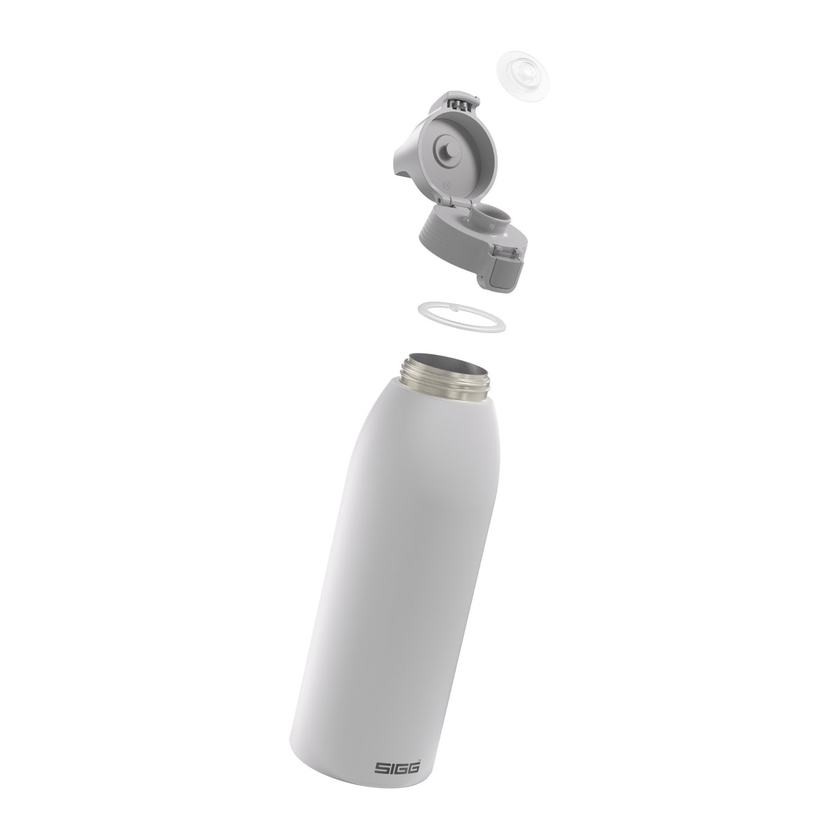 SIGG Shield Therm One termospullo White 1,5 l, osiin purettuna