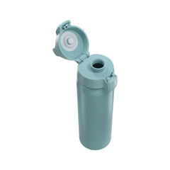 SIGG WMB ONE alumiini juomapullo Morning Blue 0,75 l, korkki avattuna