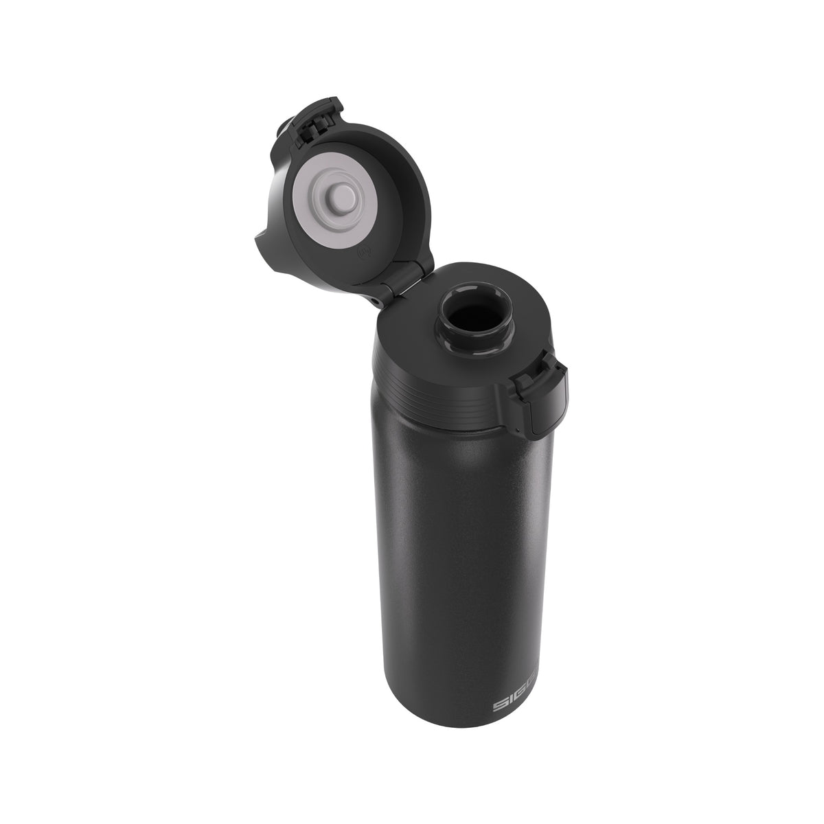 SIGG WMB ONE Black 0,75 l, korkki avattuna