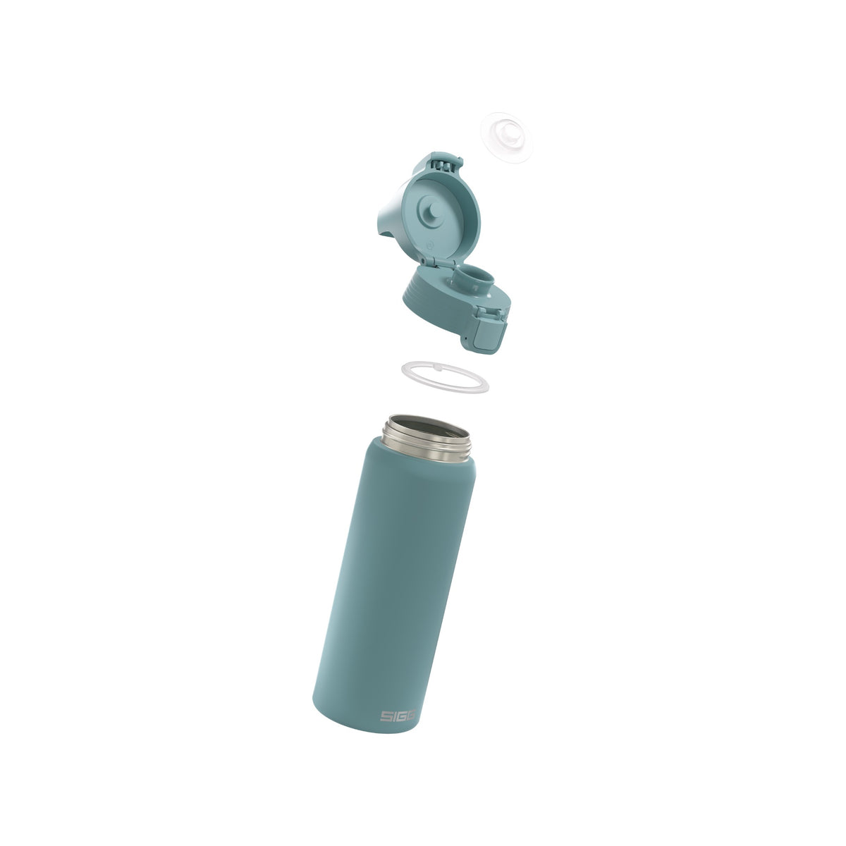 SIGG Shield One Morning Blue 0,75 l, osiin purettuna