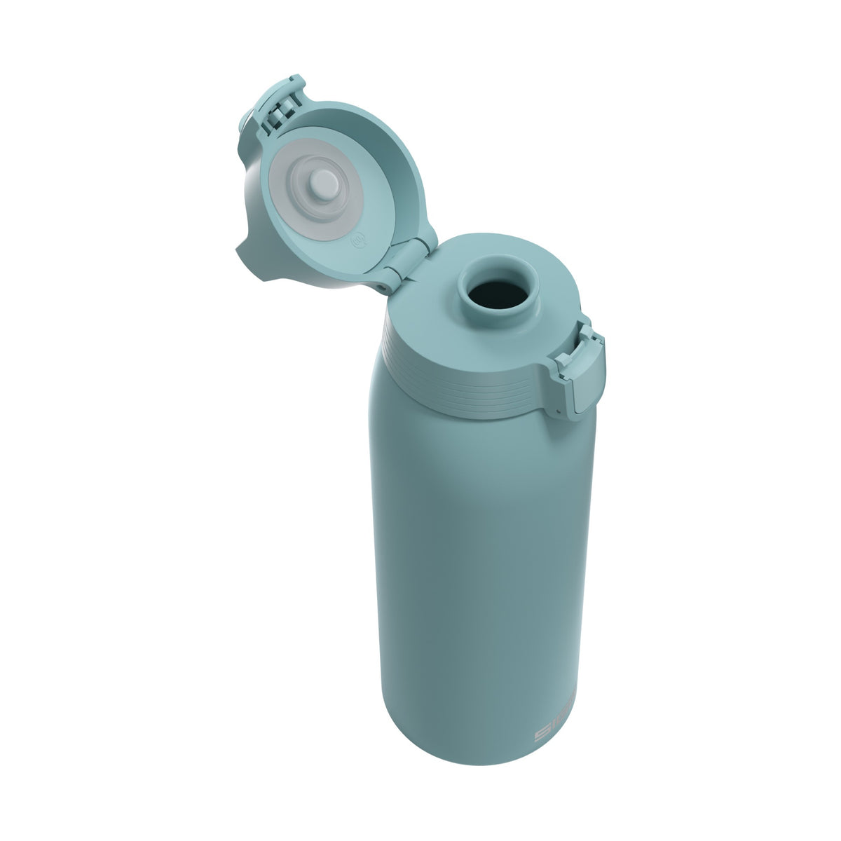 SIGG Shield One Morning Blue 1,0 l, korkki avattuna