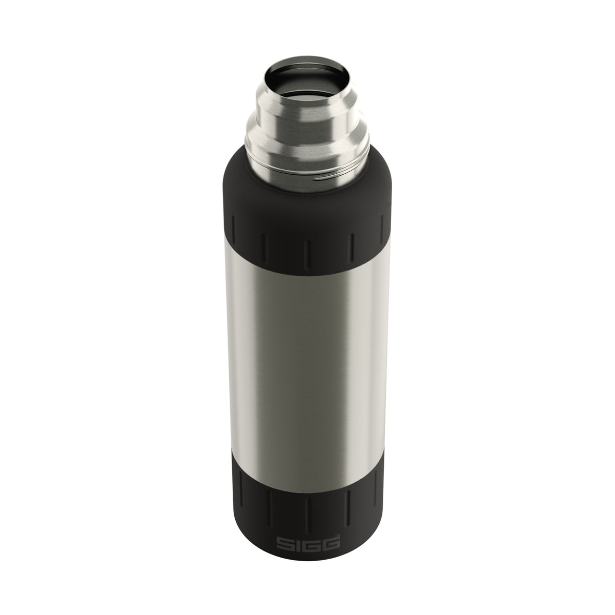 SIGG Alpine Star termospullo Brushed 1,0 l, korkki avattuna