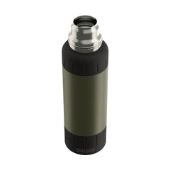 SIGG Alpine Star termospullo Roasted Green 1,0 l, korkki avattuna