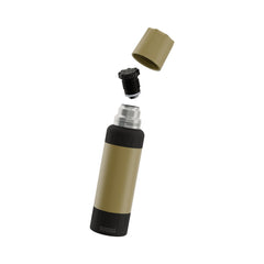 SIGG Alpine Star termospullo Caramel Sand 1,0 l, osiin purettuna