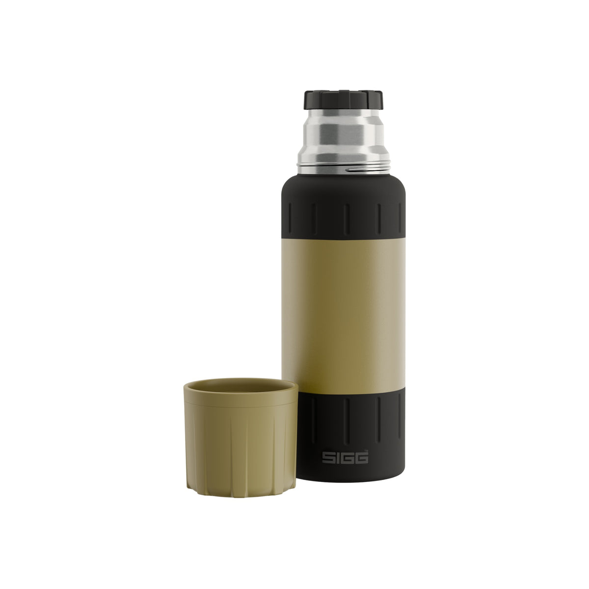 SIGG Alpine Star termospullo Caramel Sand 0,5 l, korkki irrotettuna