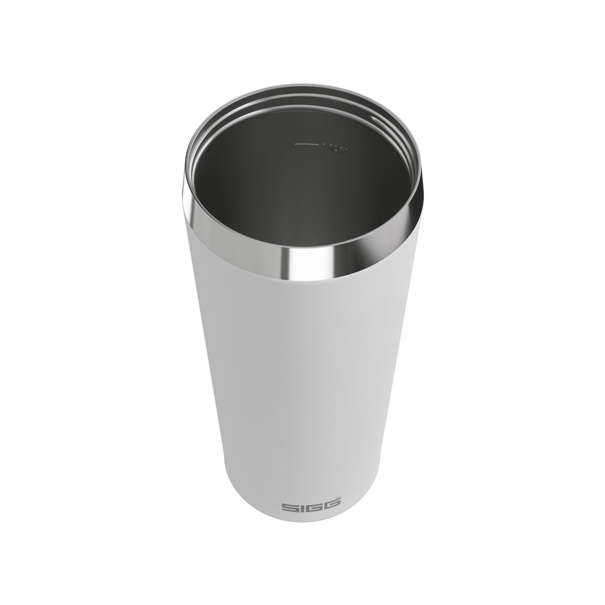 SIGG Helia White 0,6 l, ylhäältä kuvattuna