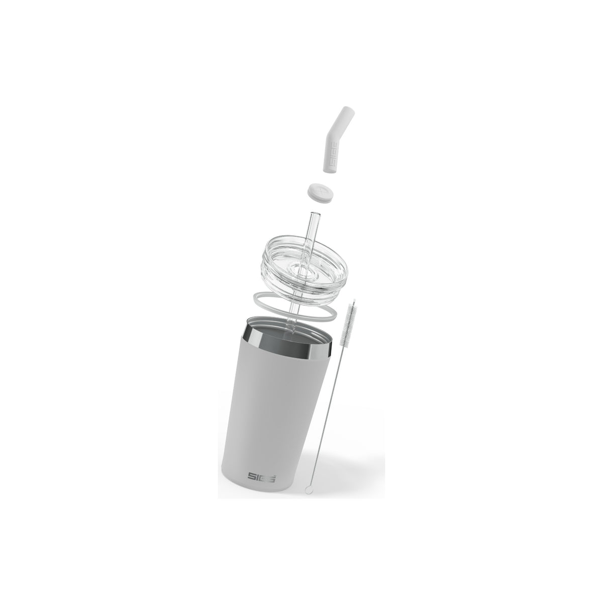 SIGG Helia White 0,45 l, osiin purettuna