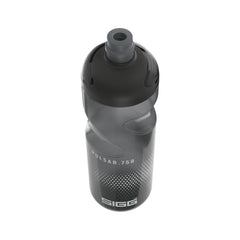 SIGG Pulsar Anthracite 0,75 l urheilupullo, korkki avattuna