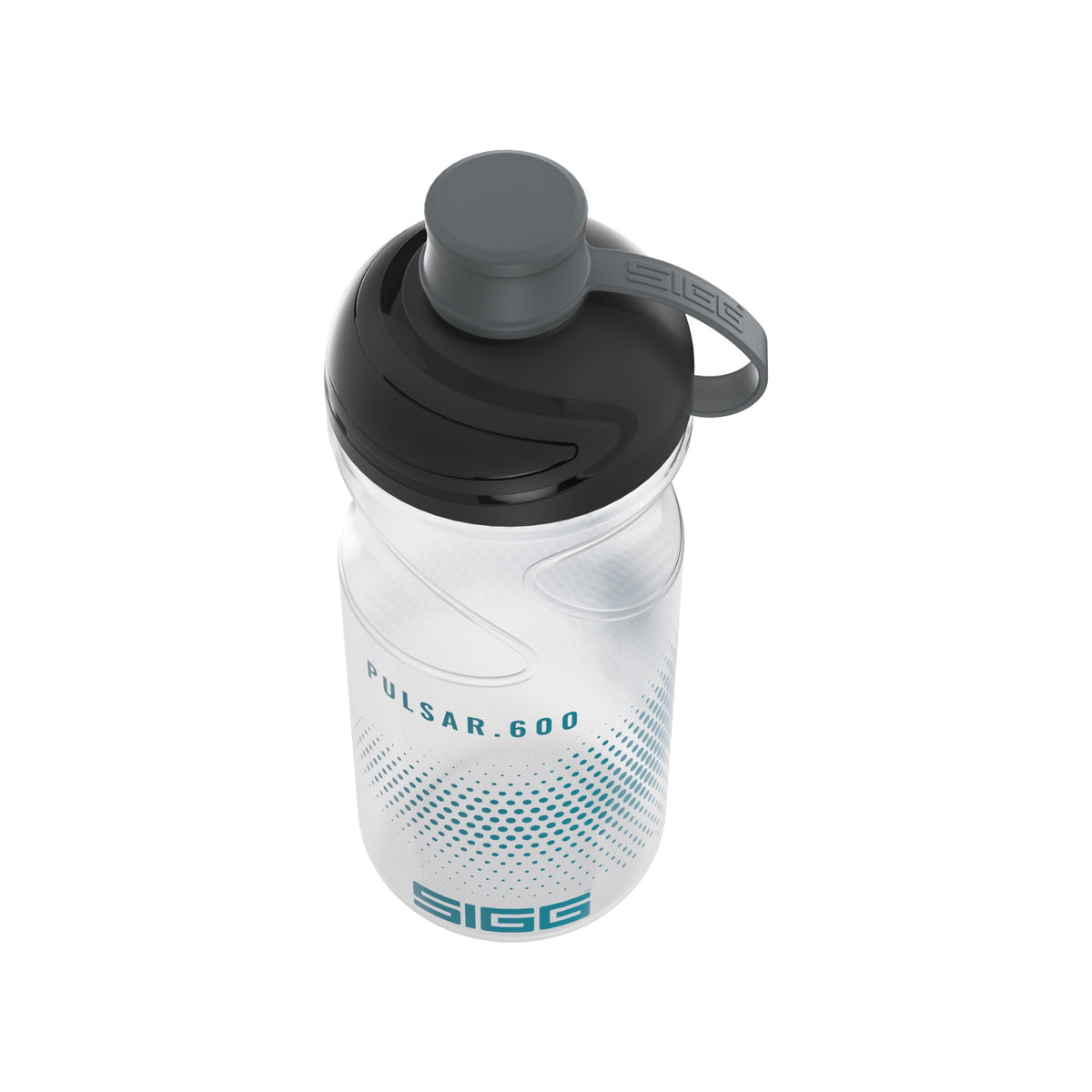 SIGG Pulsar urheilupullo Transparent Aqua 0,6 l, korkin lähikuva