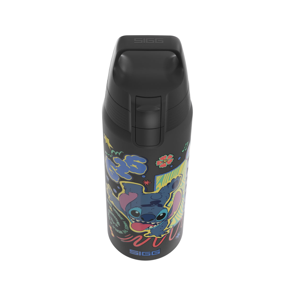 SIGG Shield One 626 Stitch 0,75 l juomapullo, korkin lähikuva