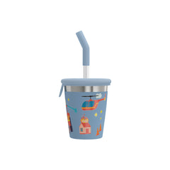 SIGG Kids Straw Cup - lasten pillimuki Pompier 0,35 l, takaa