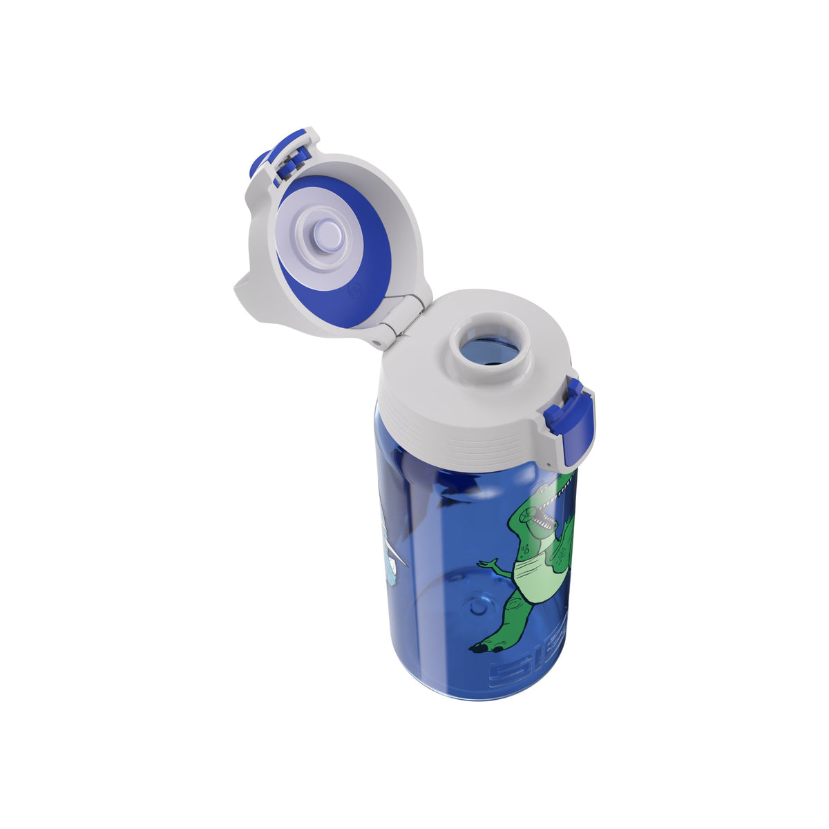 SIGG Viva One Rex & Trixie 0,5 l, korkki avattuna
