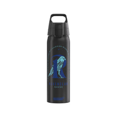 SIGG WMB ONE Ravenclaw 0,75 l alumiinipullo, edestä, pullo täytettynä