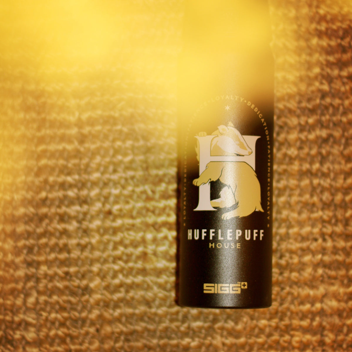 SIGG WMB ONE Hufflepuff 0,75 l alumiinipullo, käytössä ulkona 2