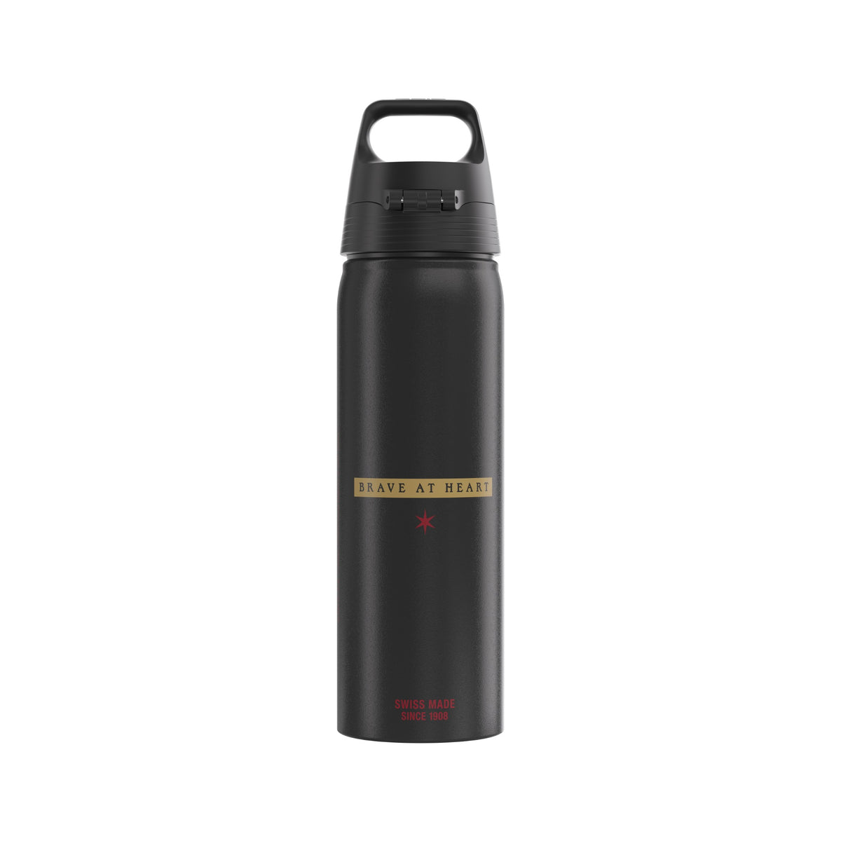 SIGG WMB ONE Gryffindor 0,75 l alumiinipullo, takaa, pullo täytettynä