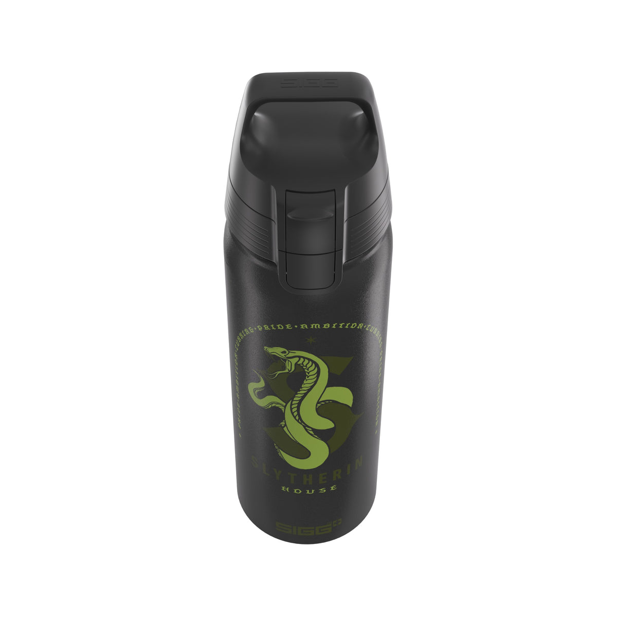 SIGG WMB ONE Slytherin alumiinipullo 0,75 l, korkin lähikuva