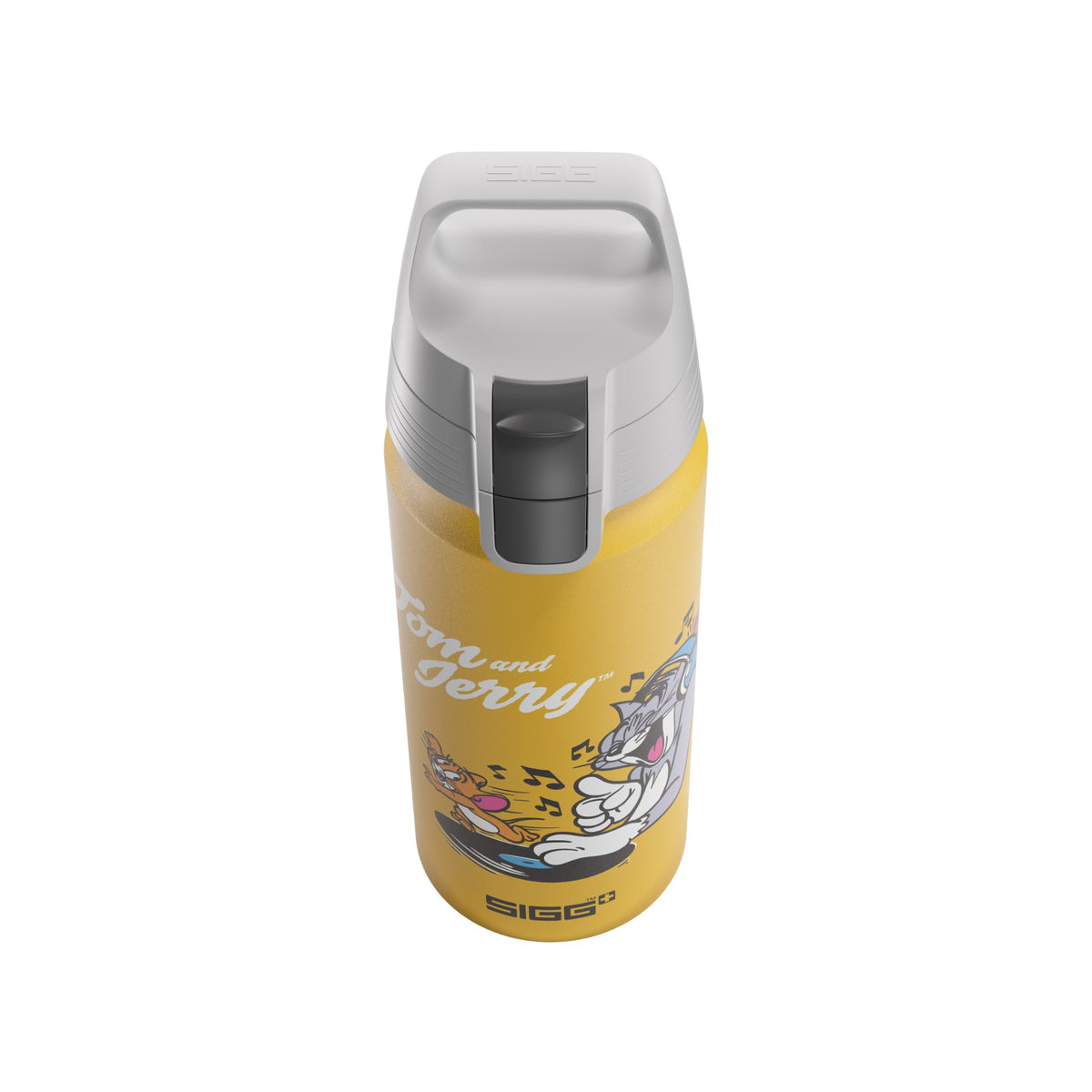 SIGG WMB ONE TOM & JERRY 0,6 l LASTENPULLO, korkin lähikuva