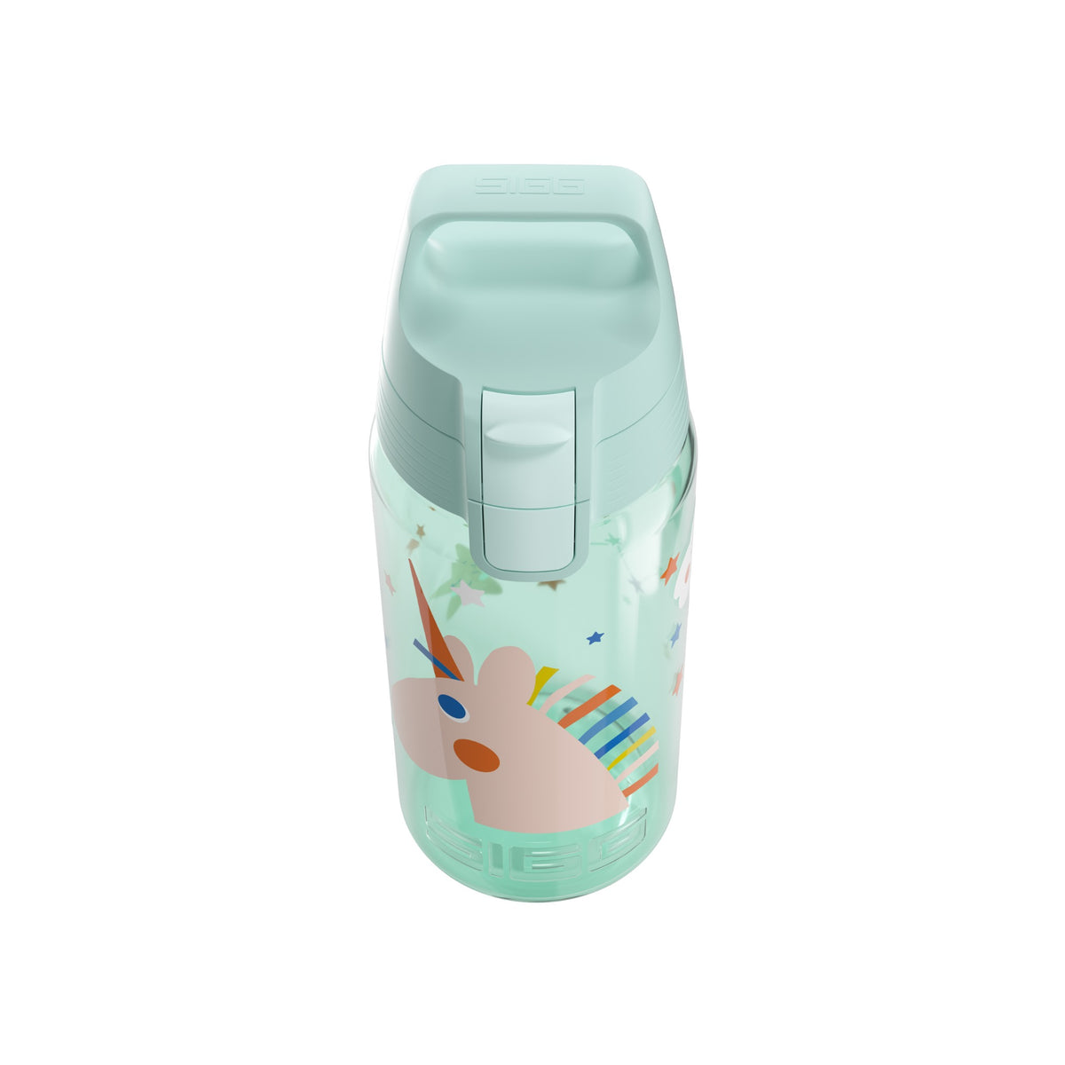 SIGG Viva One Unistars 0,5 l lasten juomapullo, korkin lähikuva