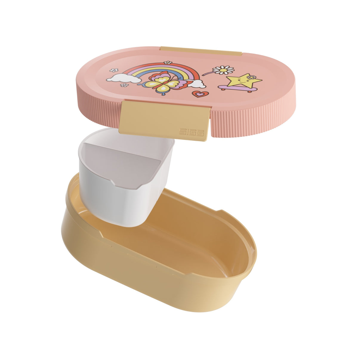SIGG LUMO Kids Lunchbox, osiin purettuna