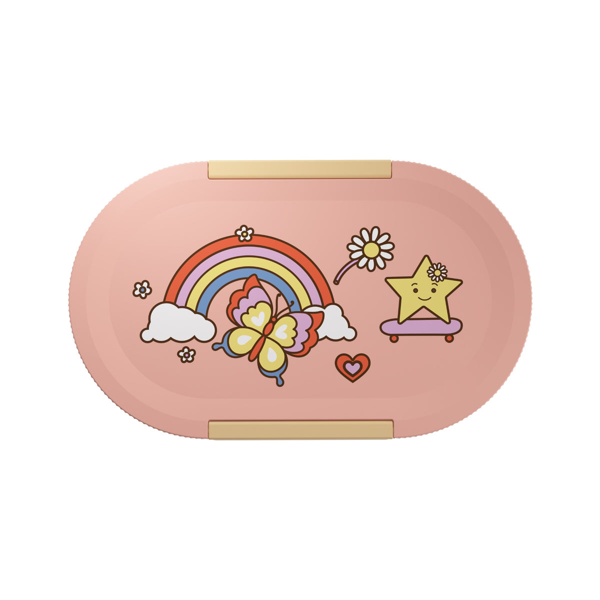 SIGG LUMO Kids Lunchbox, edestä, pullo täytettynä