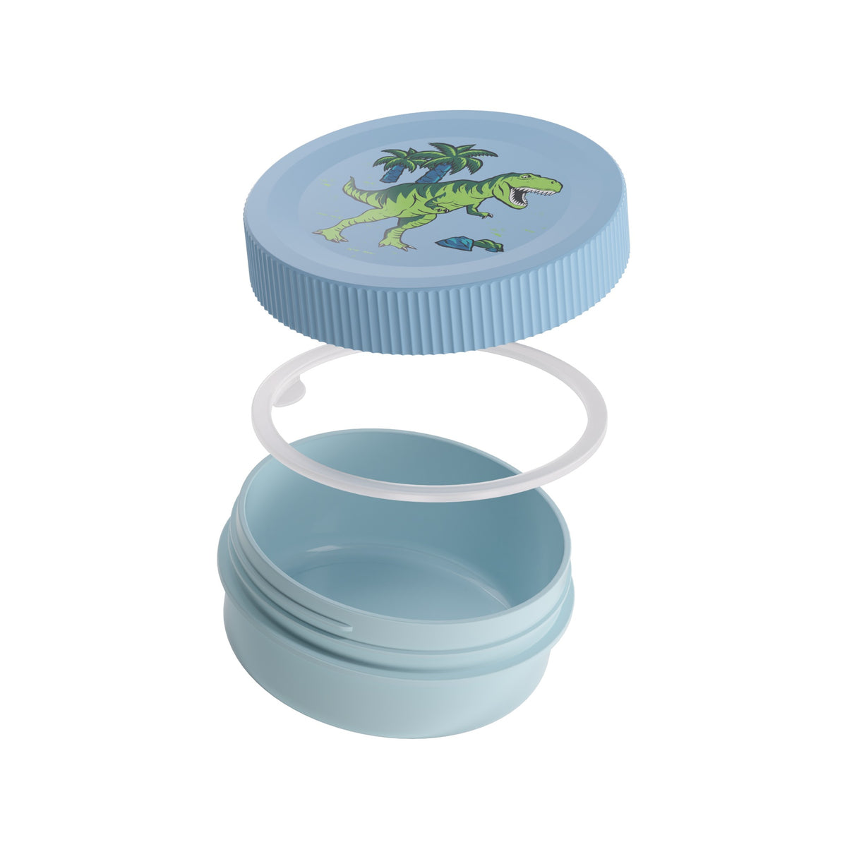 SIGG LUMO Snackbox Dinosaurus, osiin purettuna
