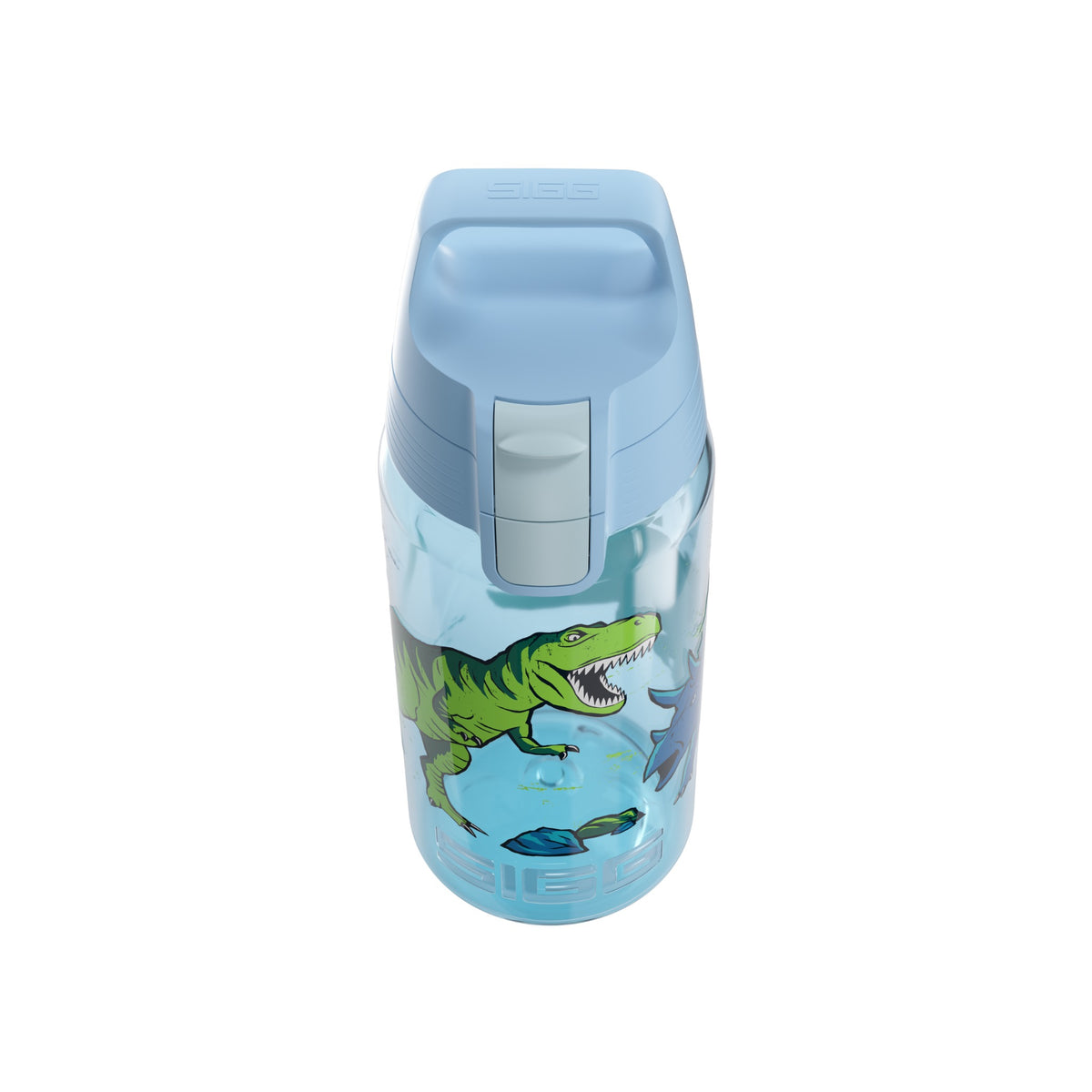 SIGG VIVA ONE LASTENPULLO DINOSAURS 0,5 l, korkin lähikuva