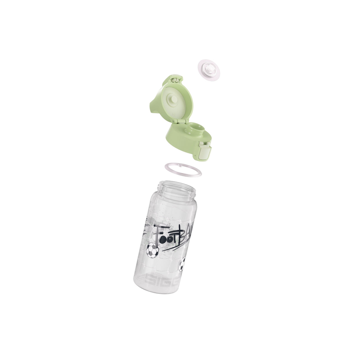 SIGG VIVA ONE FOOTBALL SPLASH LASTEN JUOMAPULLO 0,5 l, osiin purettuna