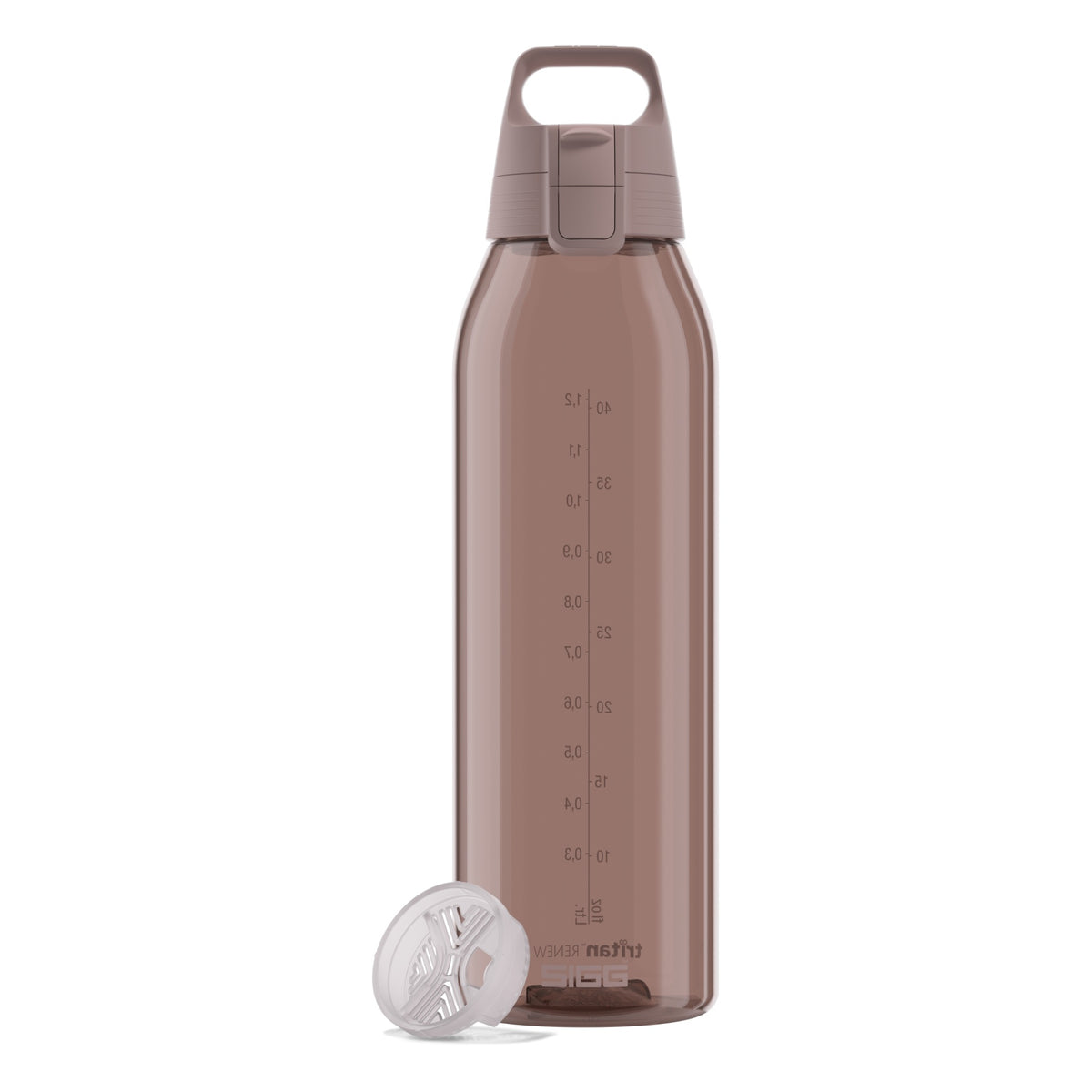 SIGG TOTAL COLOR ONE JUOMAPULLO - DUSK 1,5 l, edestä, pullo täytettynä
