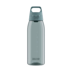 SIGG TOTAL COLOR ONE JUOMAPULLO - MORNING BLUE 1,0 l, takaa, pullo täytettynä