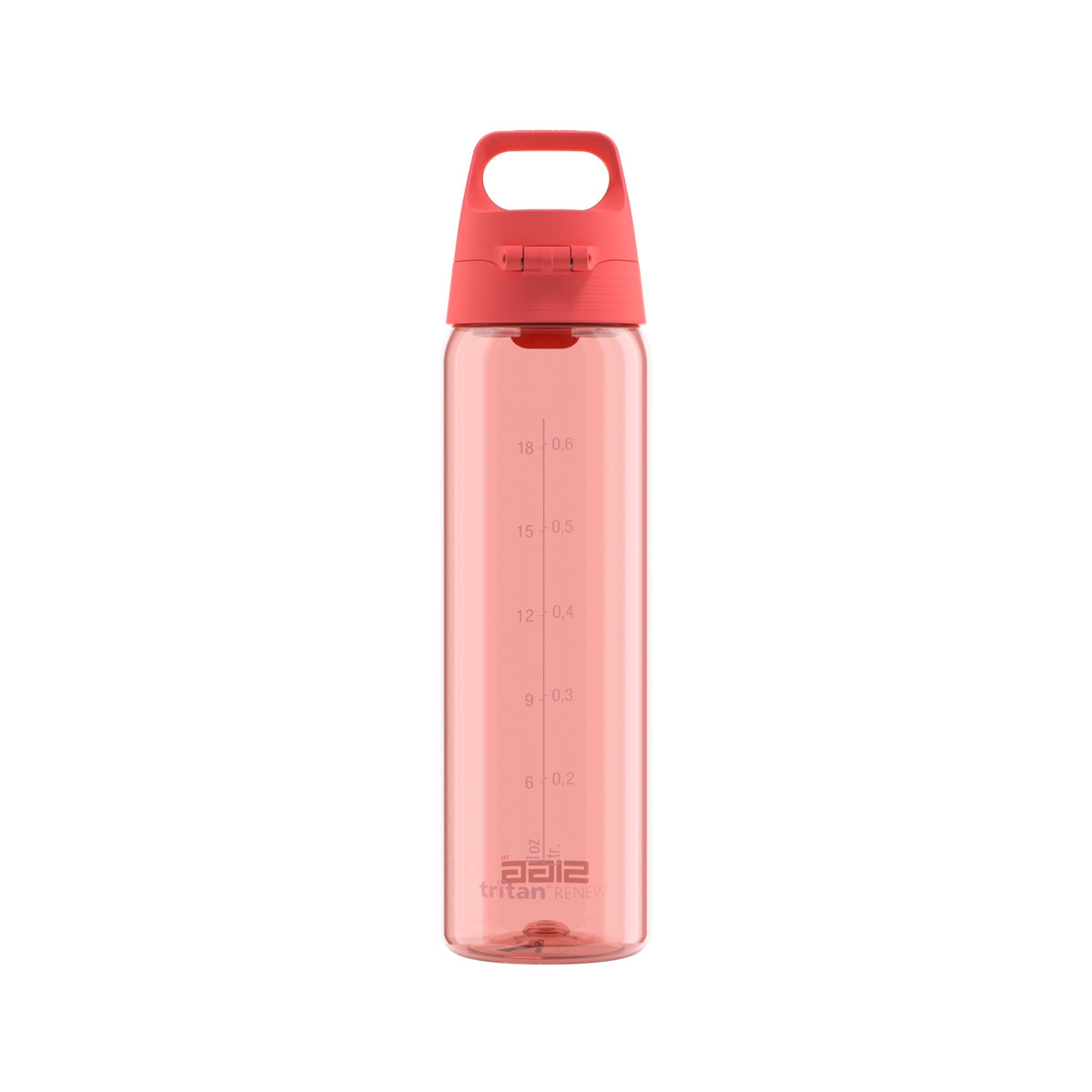 SIGG TOTAL COLOR ONE JUOMAPULLO - WATERMELON 0,75 l, takaa, pullo täytettynä