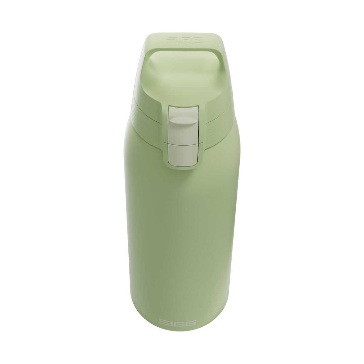 SIGG Shield One teräksinen juomapullo Eco Green 1,0 l, korkin lähikuva