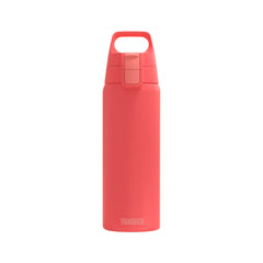 SIGG Shield One teräksinen juomapullo Watermelon 0,75 l, edestä, pullo täytettynä