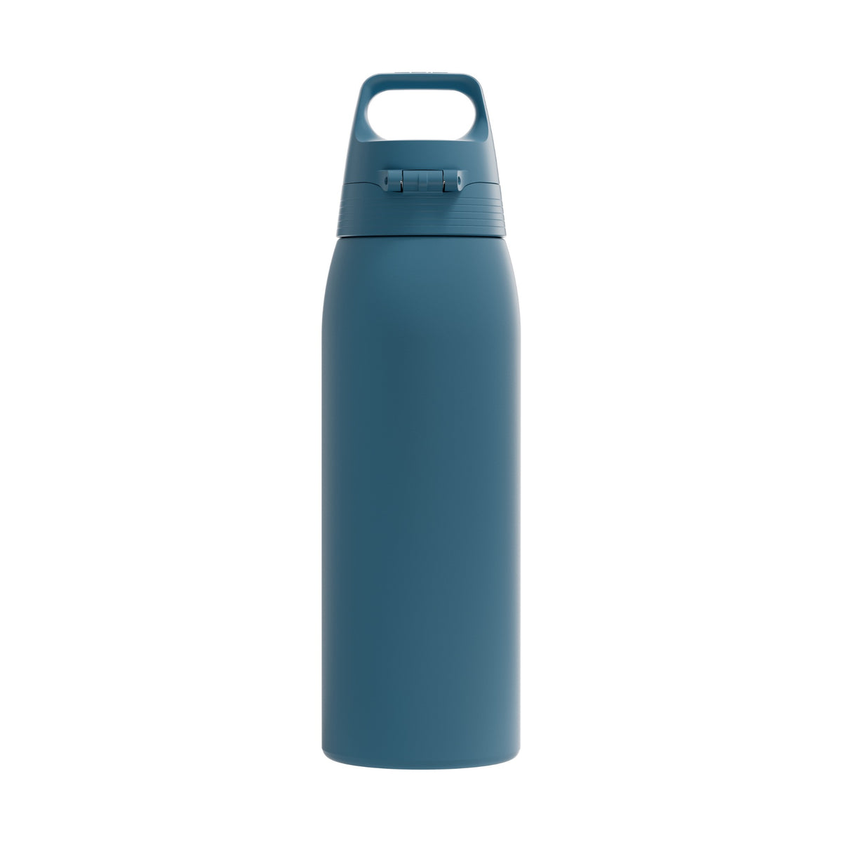 SIGG Shield One teräksinen juomapullo Blue Puya 1,0 l, takaa