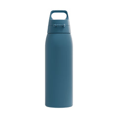 SIGG Shield One teräksinen juomapullo Blue Puya 1,0 l, takaa