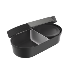 SIGG LUMO Lunchbox Musta, korkki avattuna