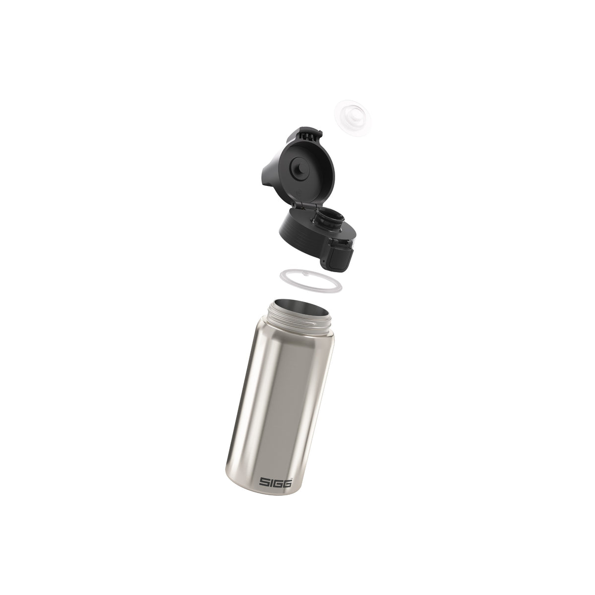 SIGG Shield Therm One termospullo Brushed 0,5 l, osiin purettuna