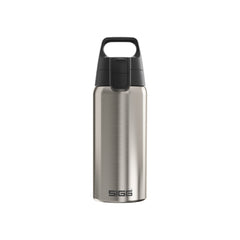 SIGG Shield Therm One termospullo Brushed 0,5 l, edestä, pullo täytettynä