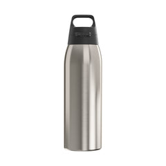 SIGG Shield Therm One termospullo Brushed 1,0 l, takaa, pullo täytettynä