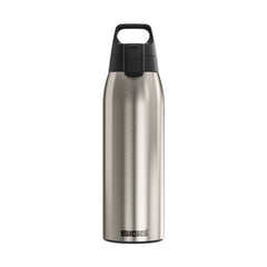 SIGG Shield Therm One termospullo Brushed 1,0 l, edestä, pullo täytettynä